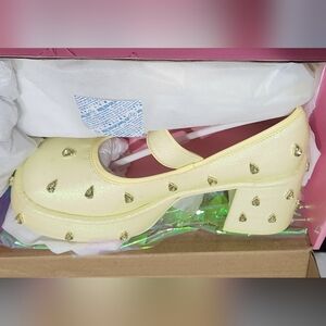 Fruit Fusion Platform Mary Janes - Lemon/diamond Teardrop Sugar Thrillz Sz 11